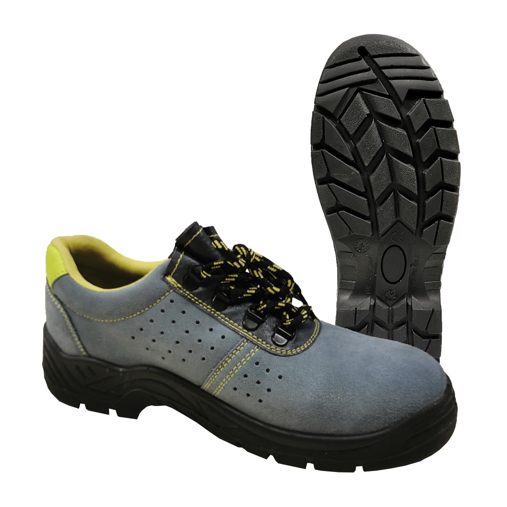 CHAUSSURE BASSE EN SUEDE PERFORÉE S1P SRC