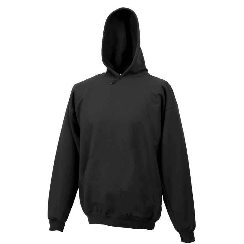 SUDADERA NEGRA C/CAPUCHA