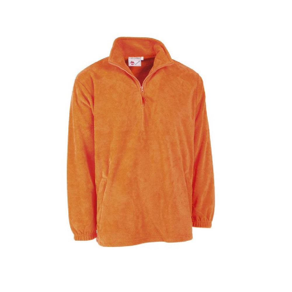 PILE MEZZA ZIP ARANCIONE