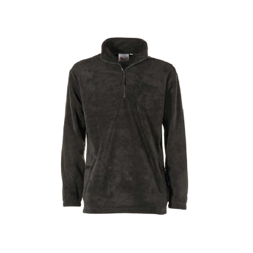 PILE MEZZA ZIP NERO