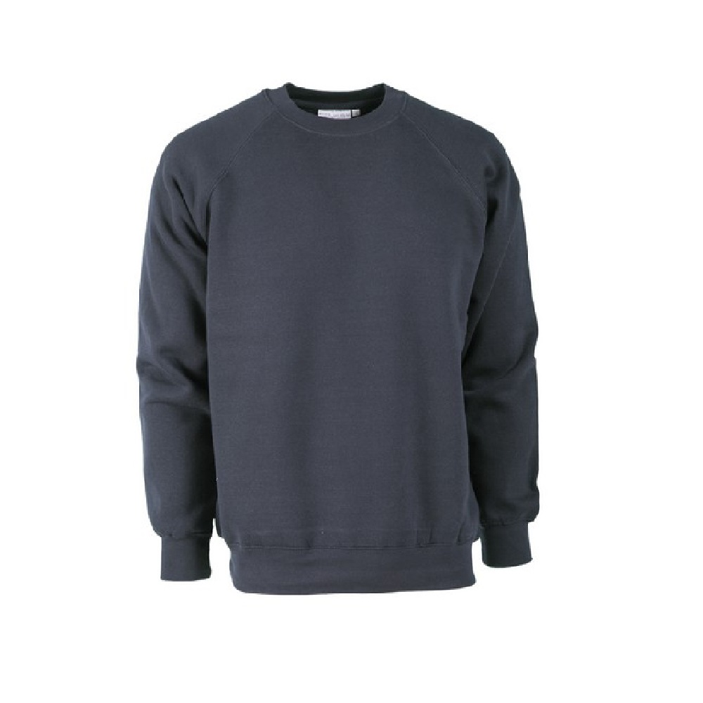 SUDADERA CUELLO REDONDO AZUL