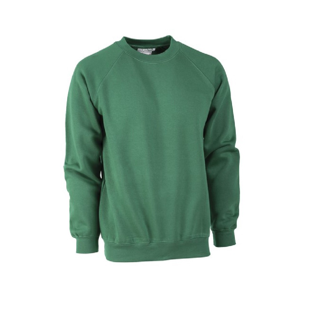 SUDADERA CUELLO REDONDO VERDE